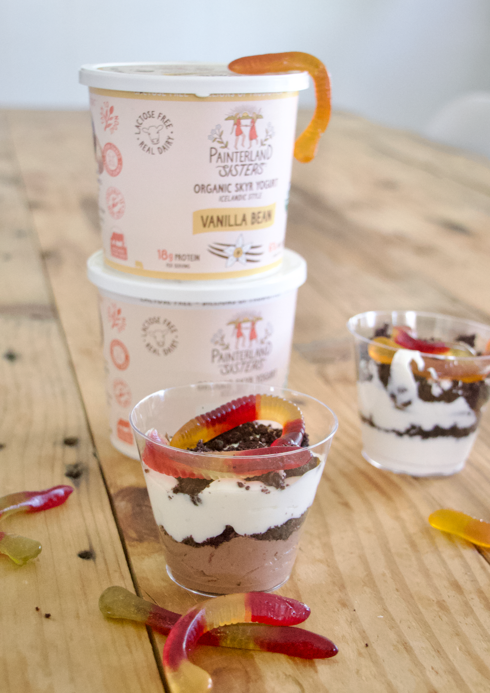 Spooky Skyr Dirt Cups