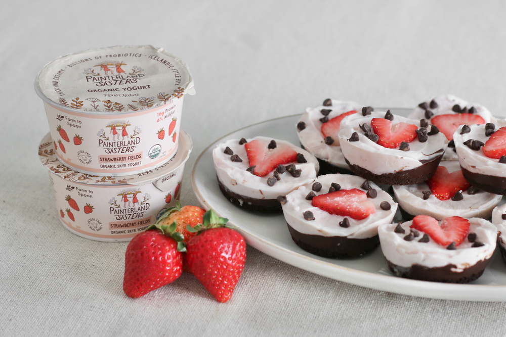 Strawberry Chocolate Yogurt Truffles