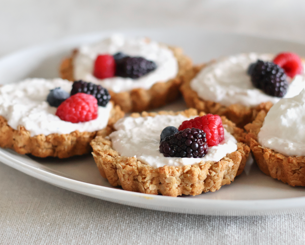 Mini Meadow Berry Yogurt Tarts