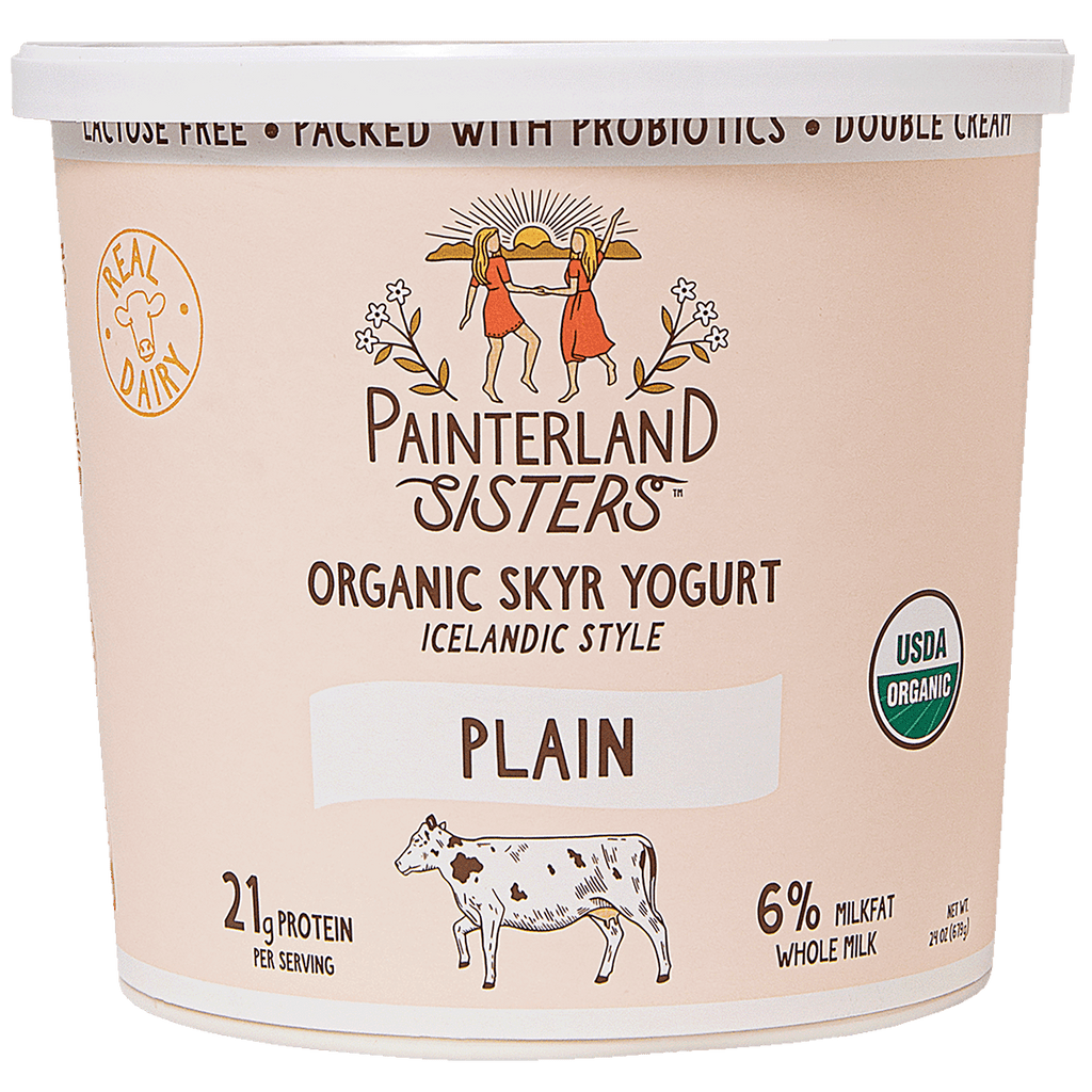 Painterland Sisters Plain Organic Skyr Yogurt - 24oz tub