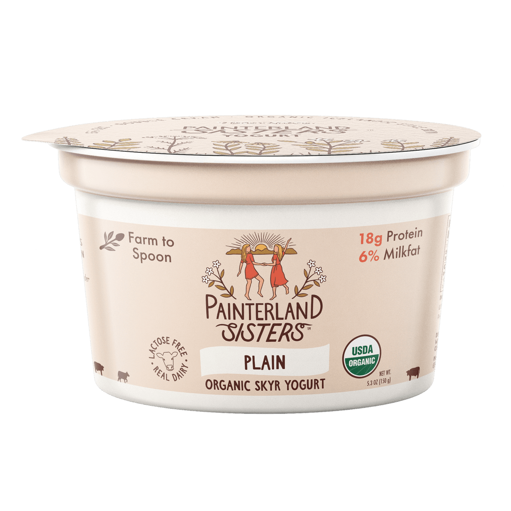 Painterland Sisters Plain Organic Skyr Yogurt - 5.3oz cup