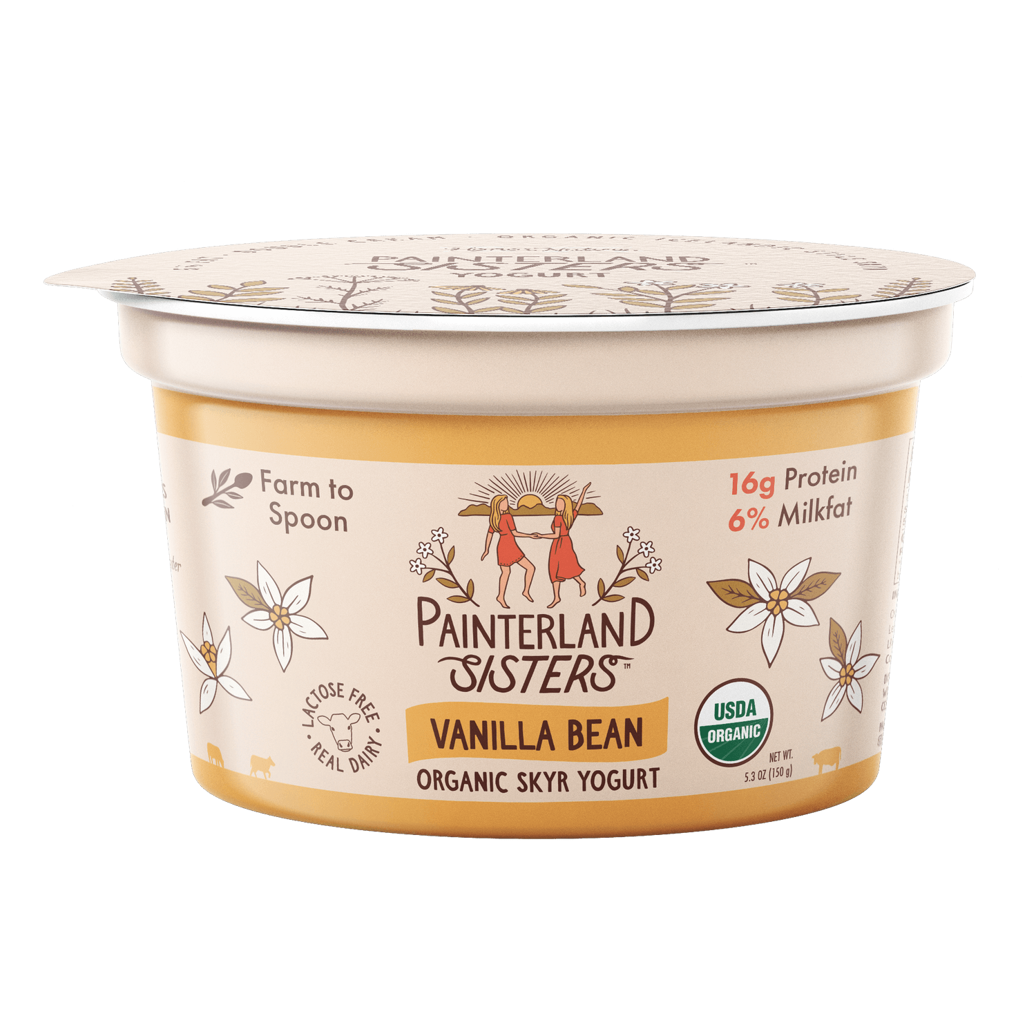 Painterland Sisters Organic Vanilla Icelandic Skyr