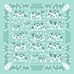 Bandana - Blue Cow